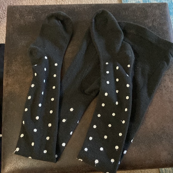 Sparkli polkadotted black sweater tights size 2t/3t - Picture 2 of 7